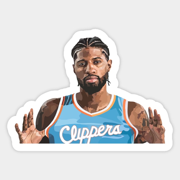 Paul George | Los Angeles Clippers Sticker by ActualFactual